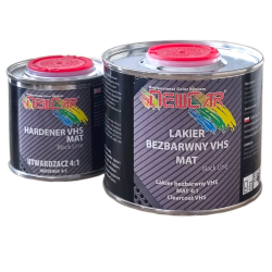 NewCar Lakier bezbarwny Specjalny VHS MAT 4:1 0,5L+ utwardzacz 0,125L